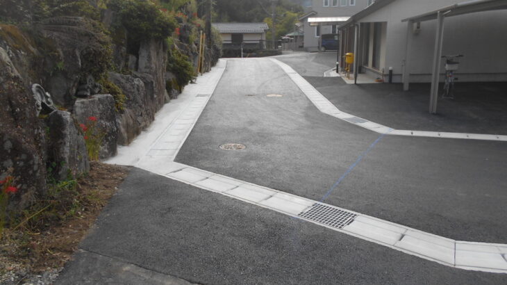 市道７０８５号線道路改良工事